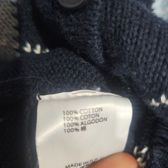 Brandy Melville Argile Cardigan Sweater Blue Academic School Preppy - Picture 5 of 9